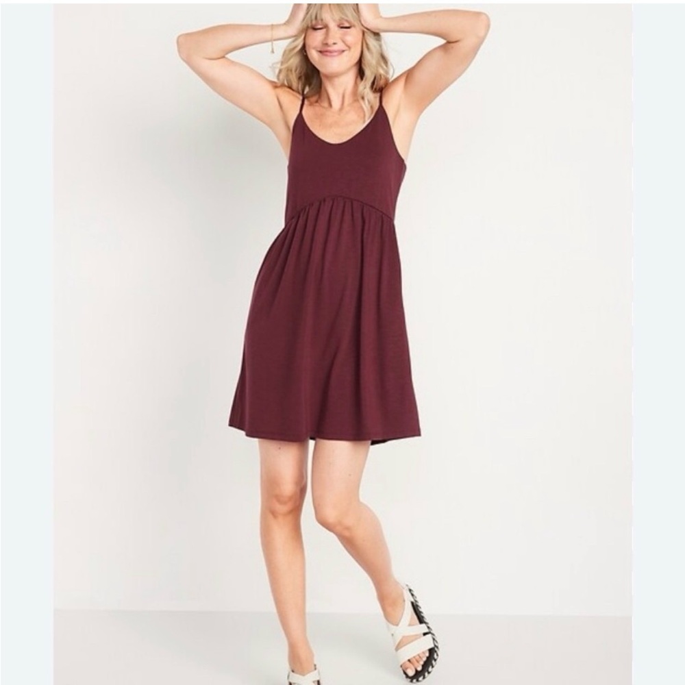 Old Navy Burgundy Mini Dress